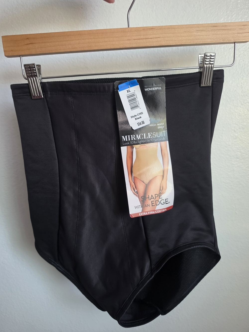 Miraclesuit Black High-Waist Shapewear Brief